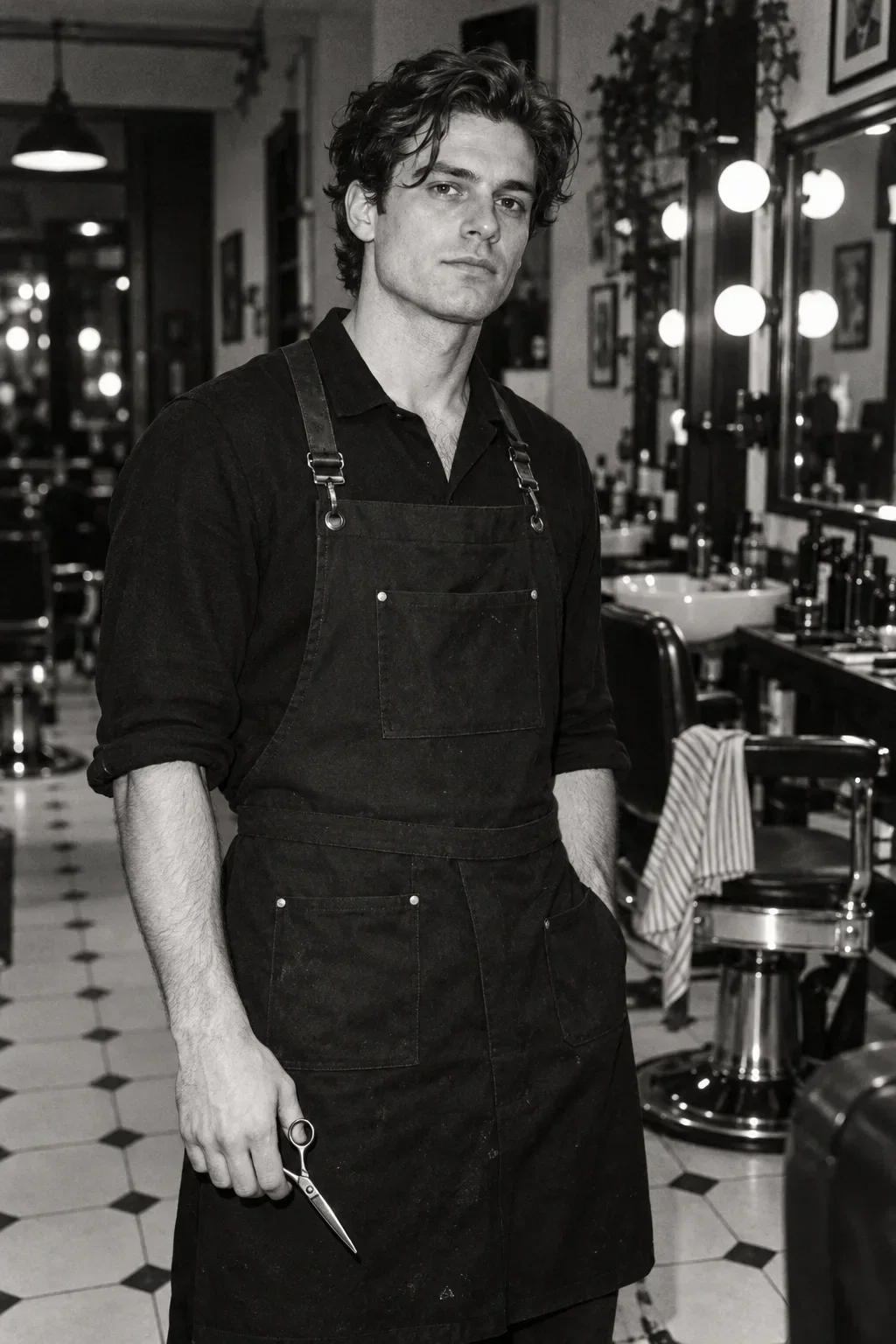 Denis, barber at Smena
