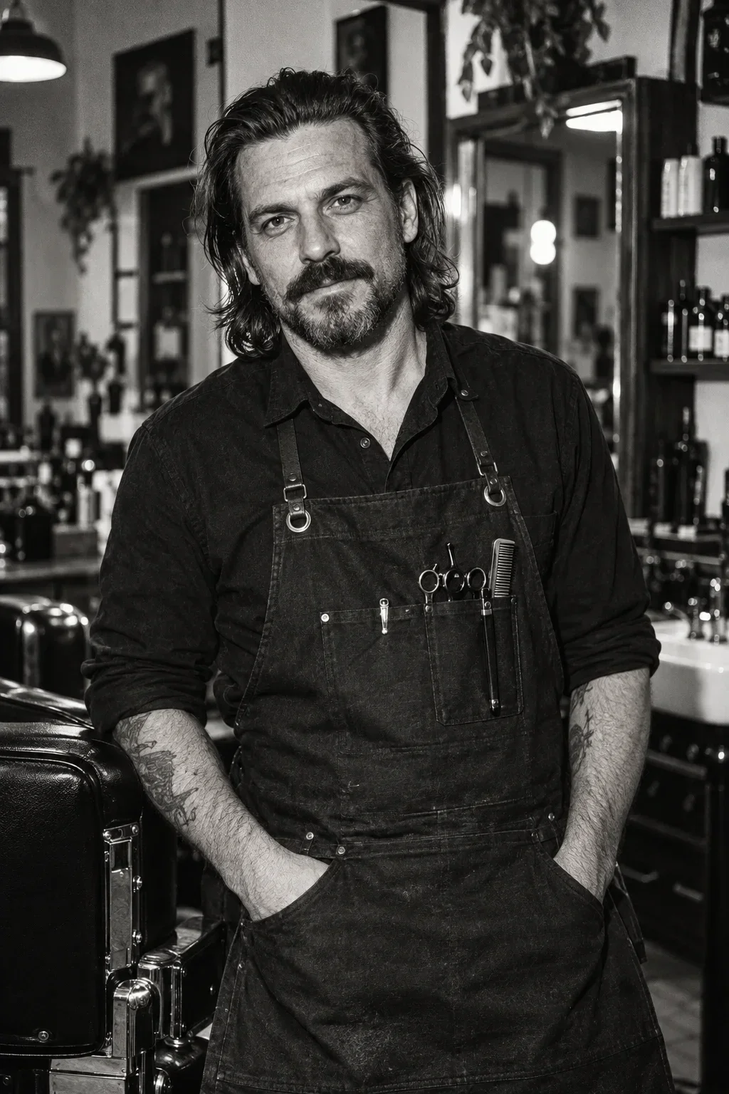 Alex, barber at Smena