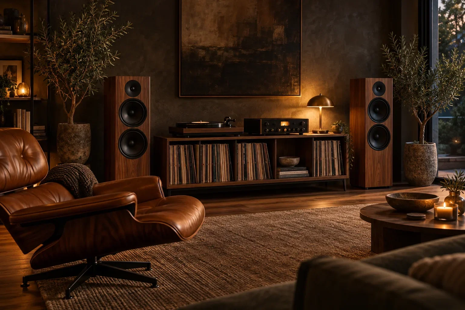 The FREQUENCY listening room prepared for an unhurried session