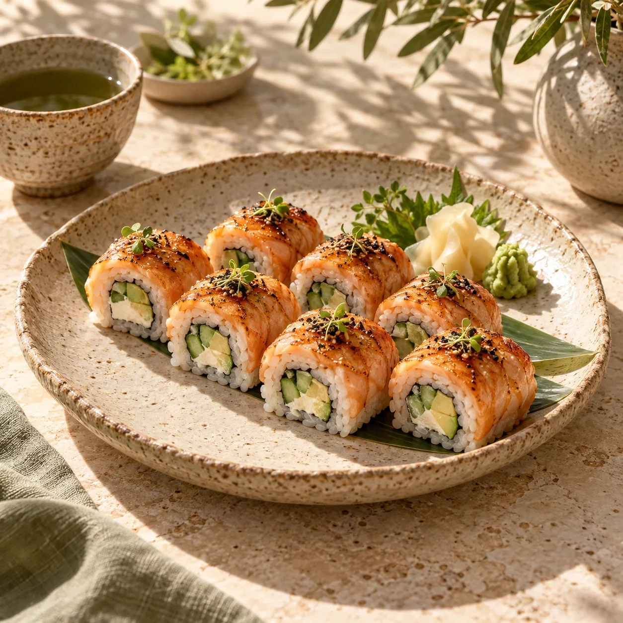 Baked salmon